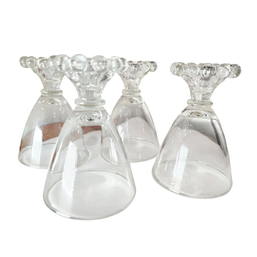 Berwick Boopie Glass by Anchor Hocking juice or cordial glasses .25 oz Set of 4